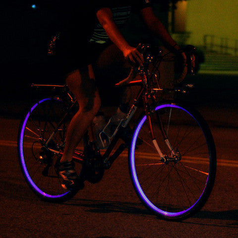 Purple Reflective Wheel Stripes