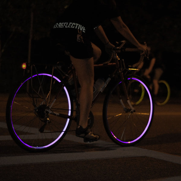 Purple Reflective Wheel Stripes