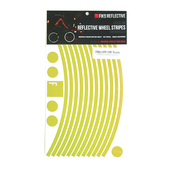 Yellow Reflective Wheel Stripes